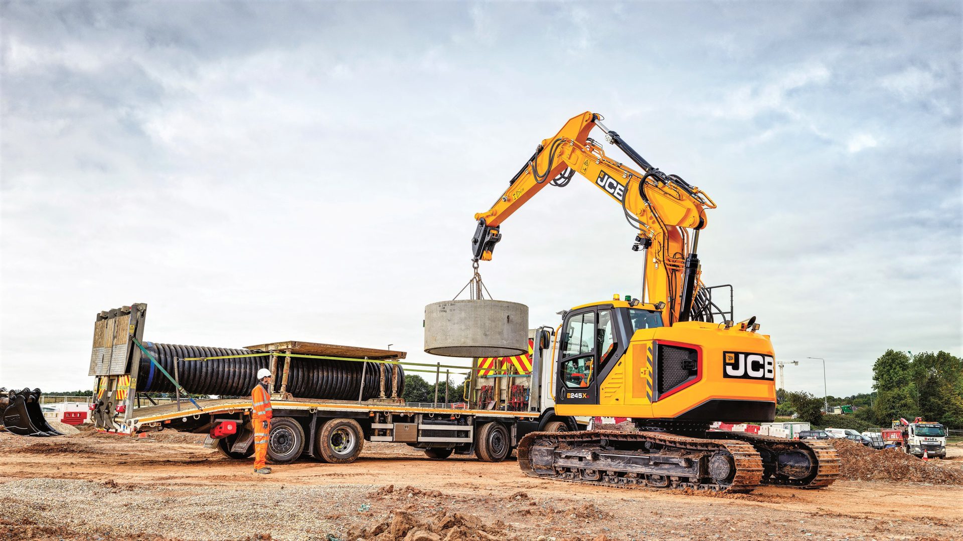 Le capacità di carico del JCB 245XR sono molto elevate