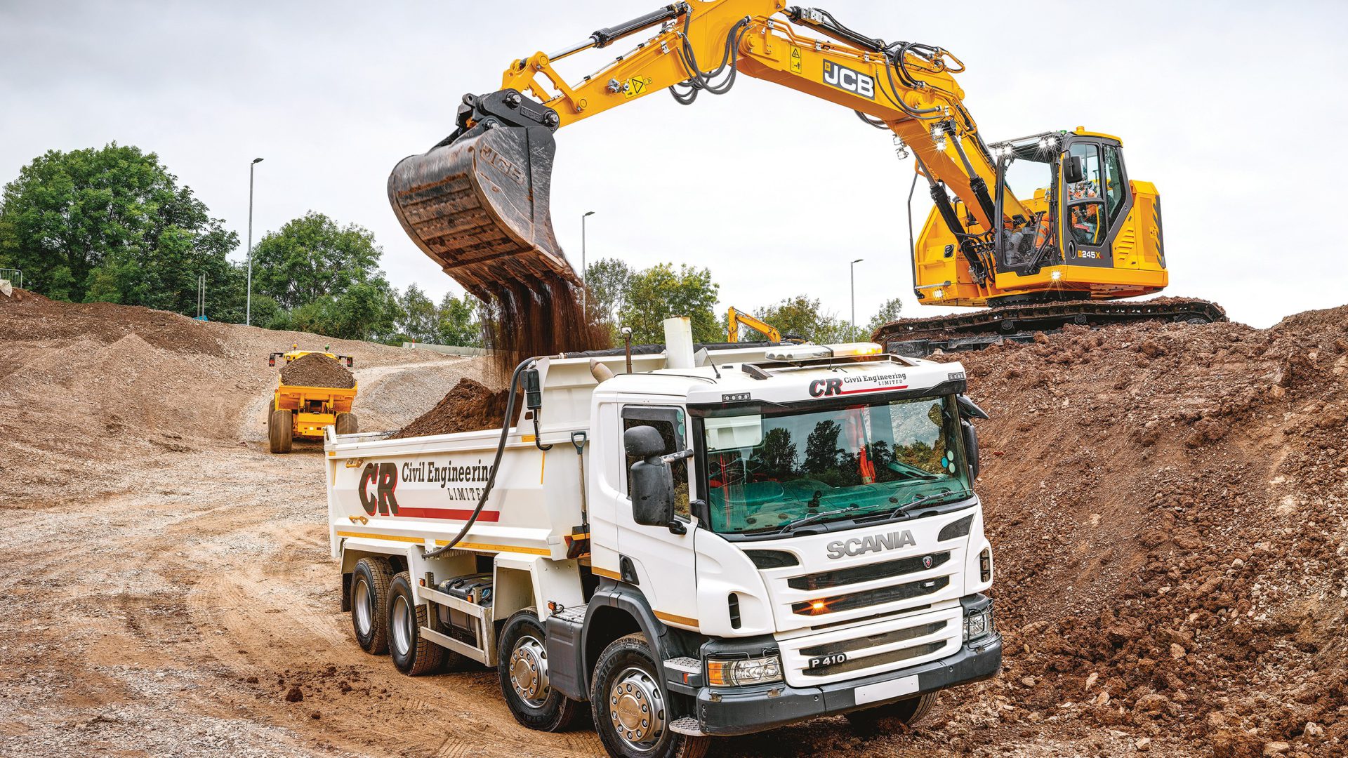 Il JCB 245XR è un escavatore per produzioni importanti