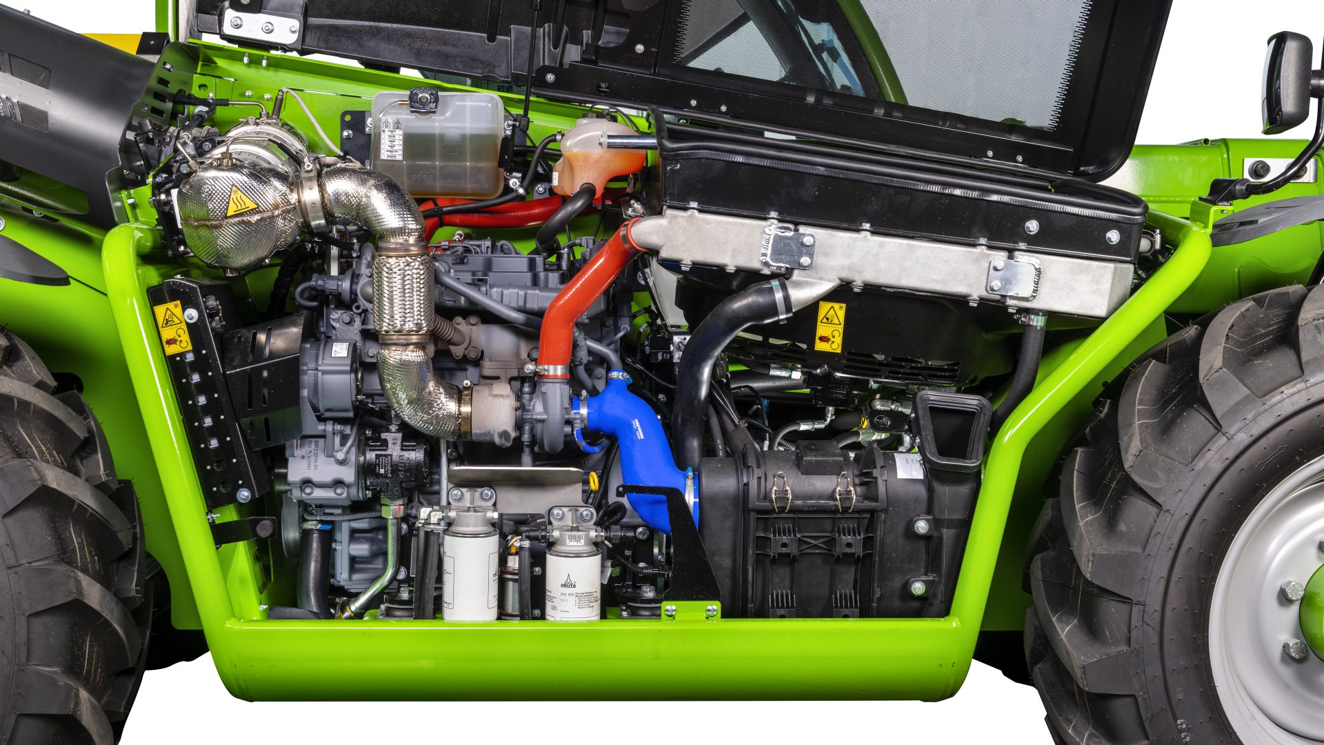 Il motore del Merlo P30.10 è un Kohler Stage V che unisce compattezza, prestazioni e semplicità