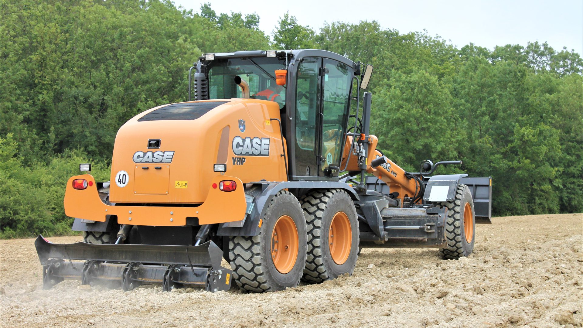 La gamma di grader Case Construction VHP ha un'elevata efficienza in campo