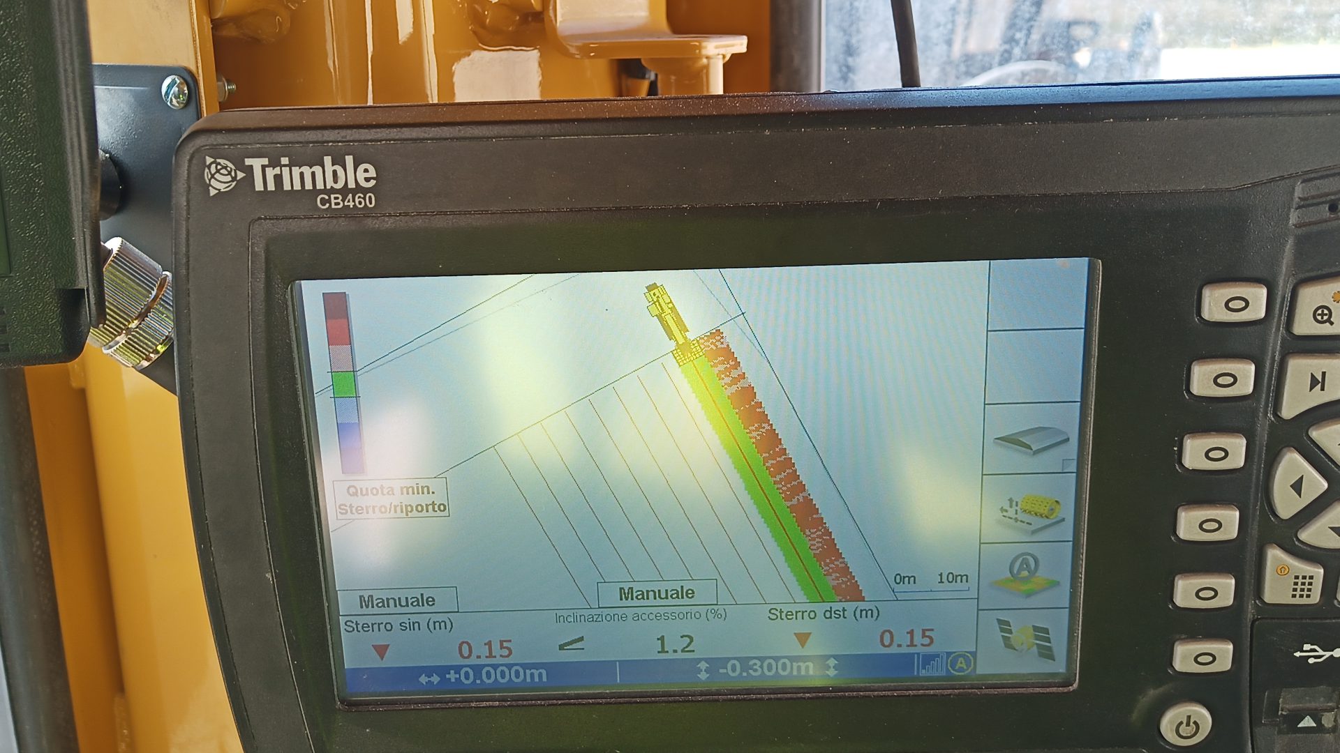 La tecnologia Trimble è fondamentale per la gestione della tecnologia Terrain Leveler 