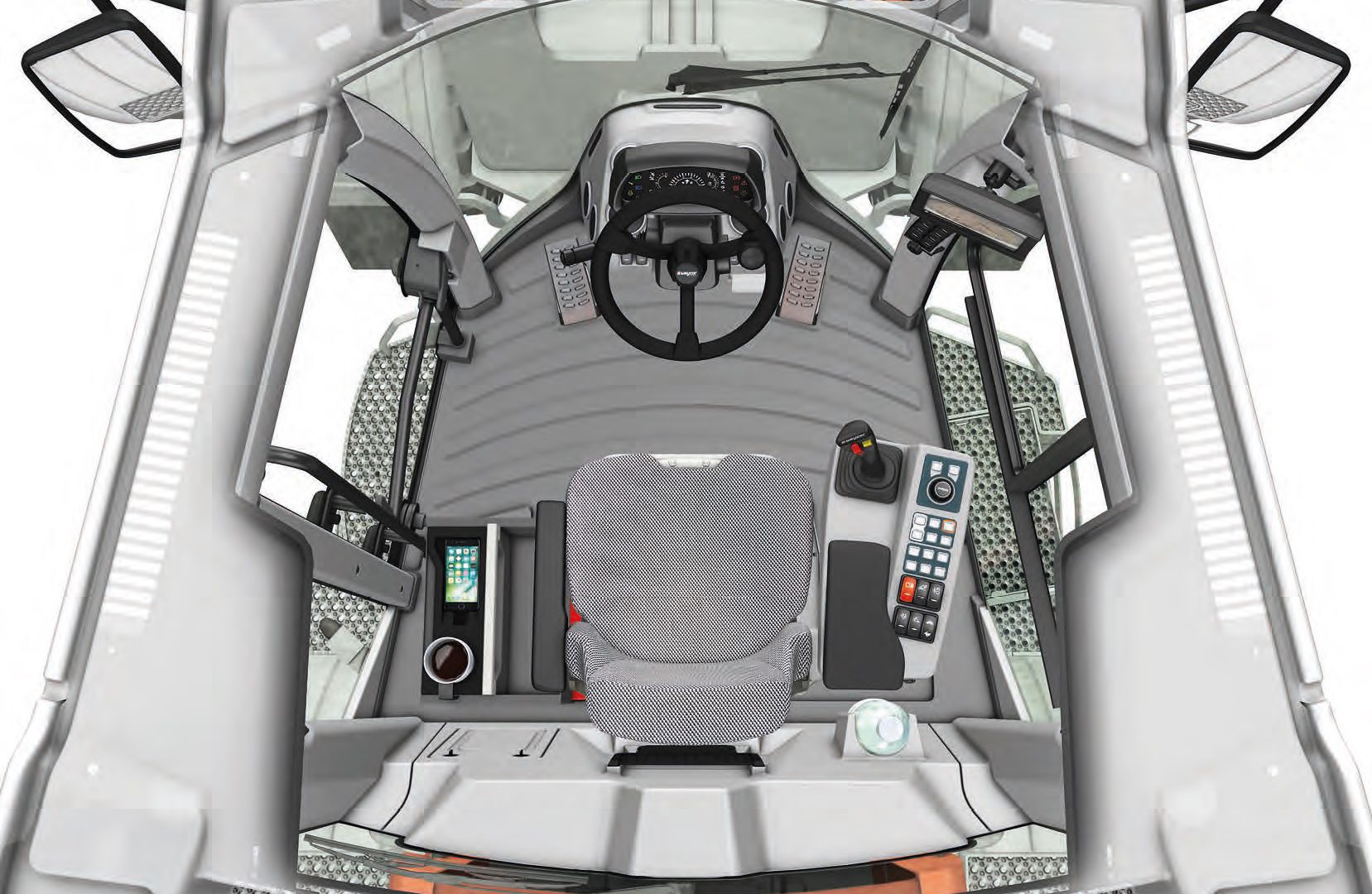 La disposizione ergonomica della cabina Weycor è stata premiata con l'IF Design Award