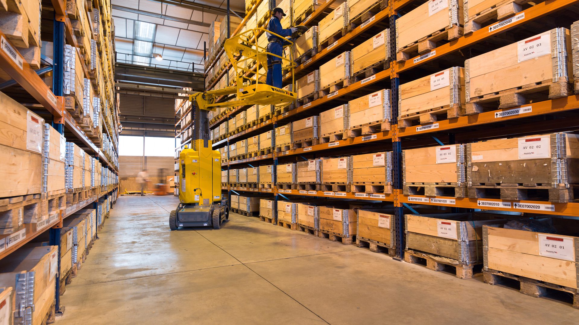 Le piattaforme sono ideali per il settore del material handling