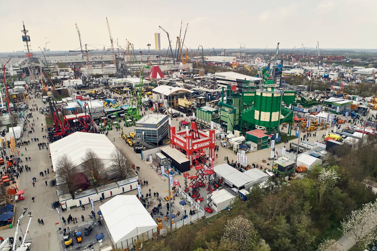 Bauma è la più grande e importante fiera mondiale nel settore delle macchine da costruzione