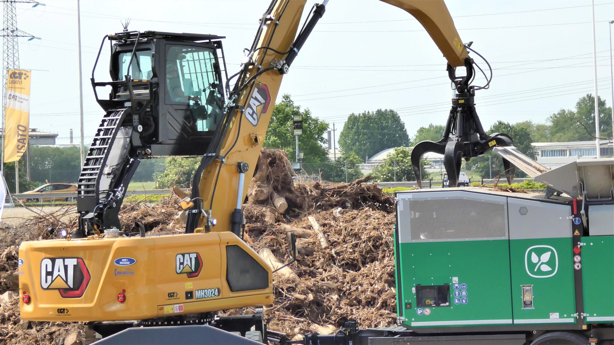 I nuovi MH di Caterpillar sono dotati della tecnologia anti-collisione fra polipo e cabina