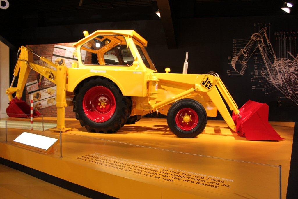 Il museo di JCB è rappresentativo della storia del costruttore