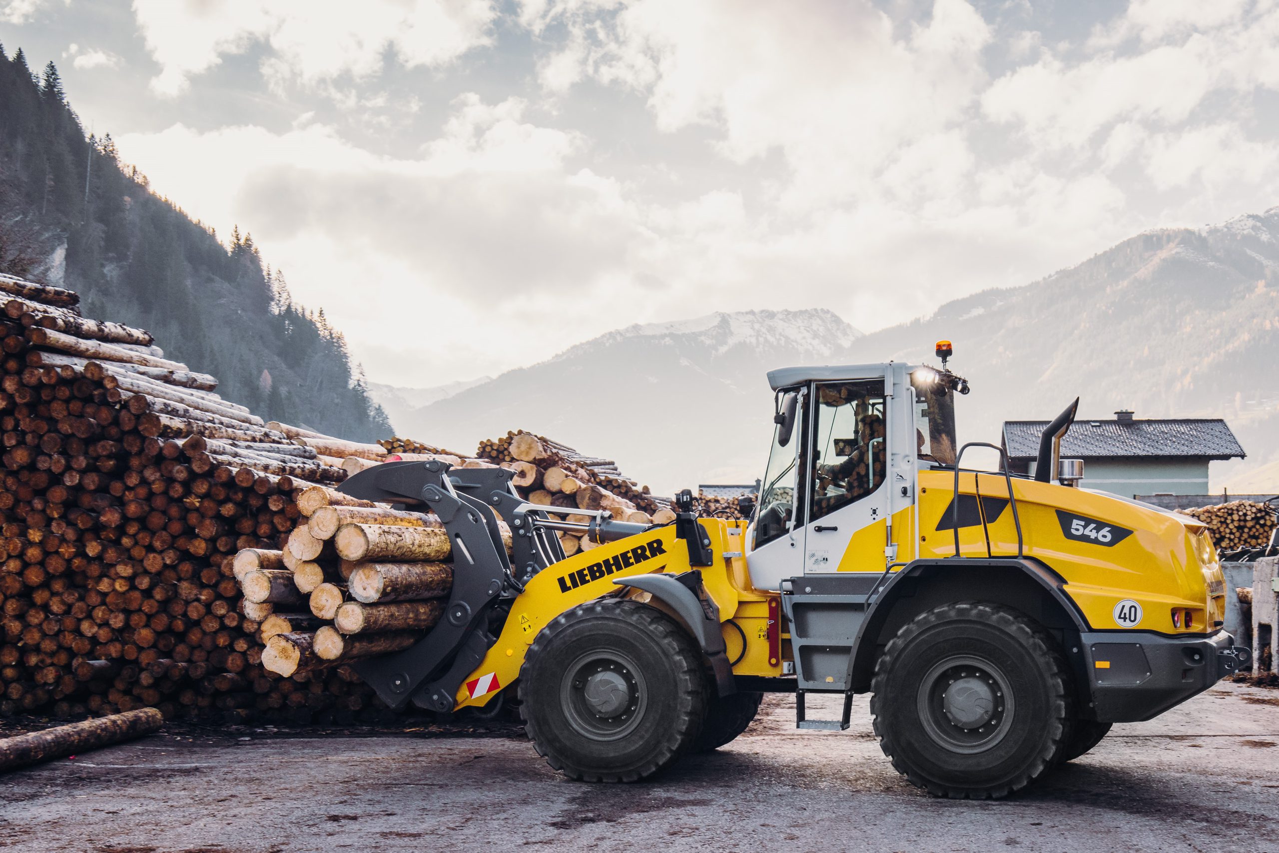 Le pale gommate Liebherr si distinguono per il bilanciamento ottimale