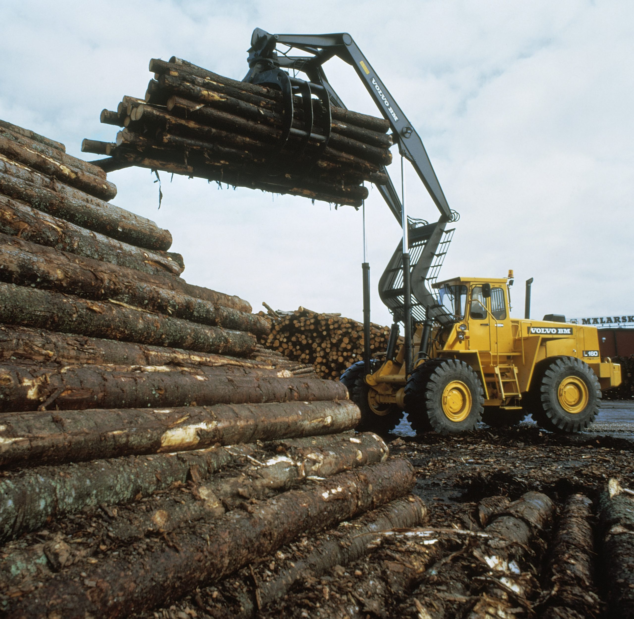 Il settore della movimentazione di legname è sempre stato un focus importante per Volvo CE