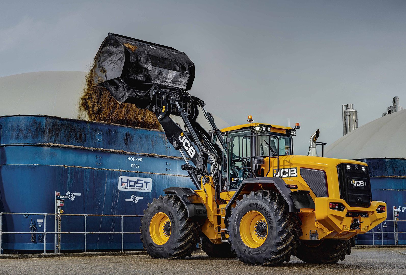 Il braccio High Torque di JCB permette di muoversi agilmente nella movimentazione dei materiali