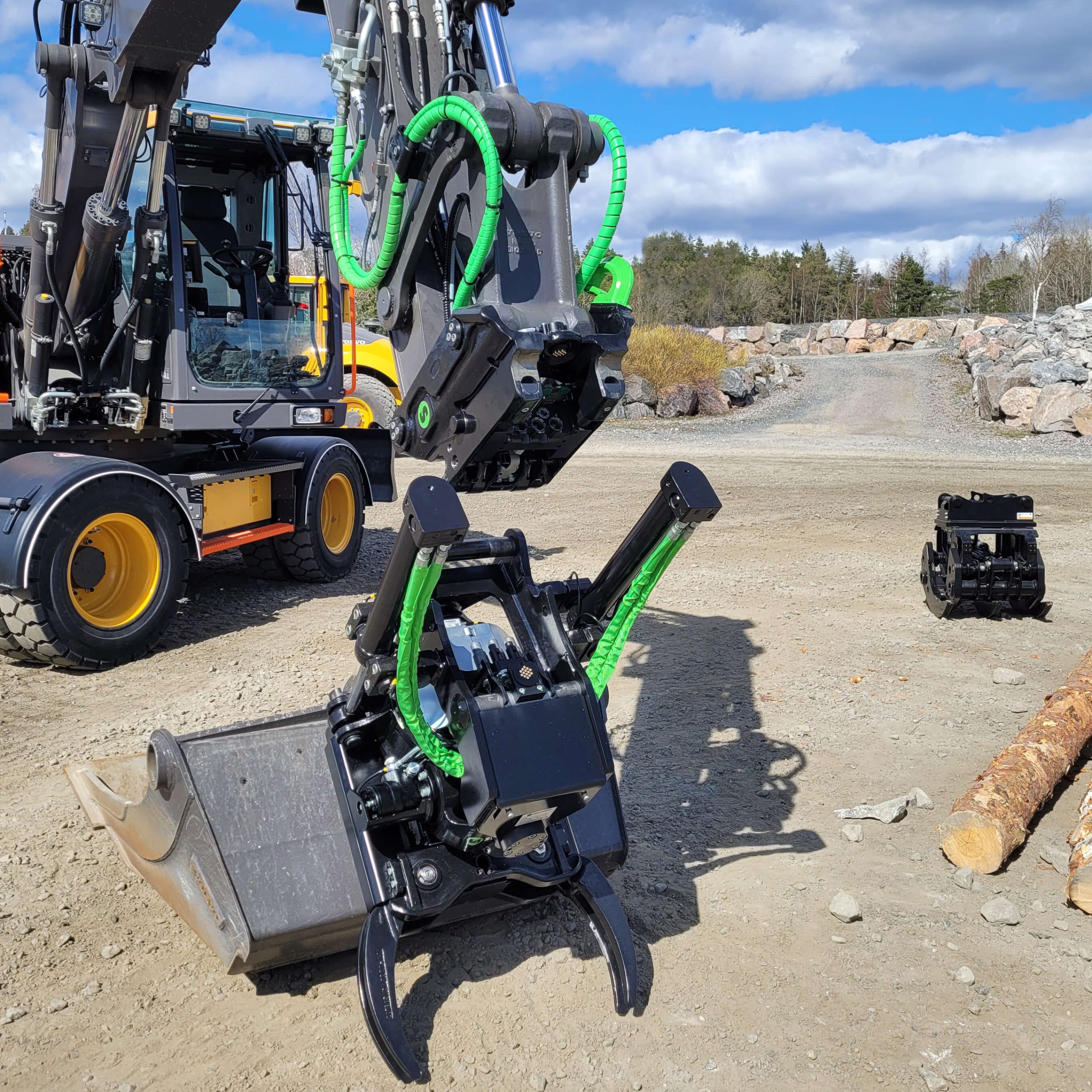 I tiltrotator e gli attacchi rapidi Steelwrist SQ50 si distinguono per l'elevata efficienza