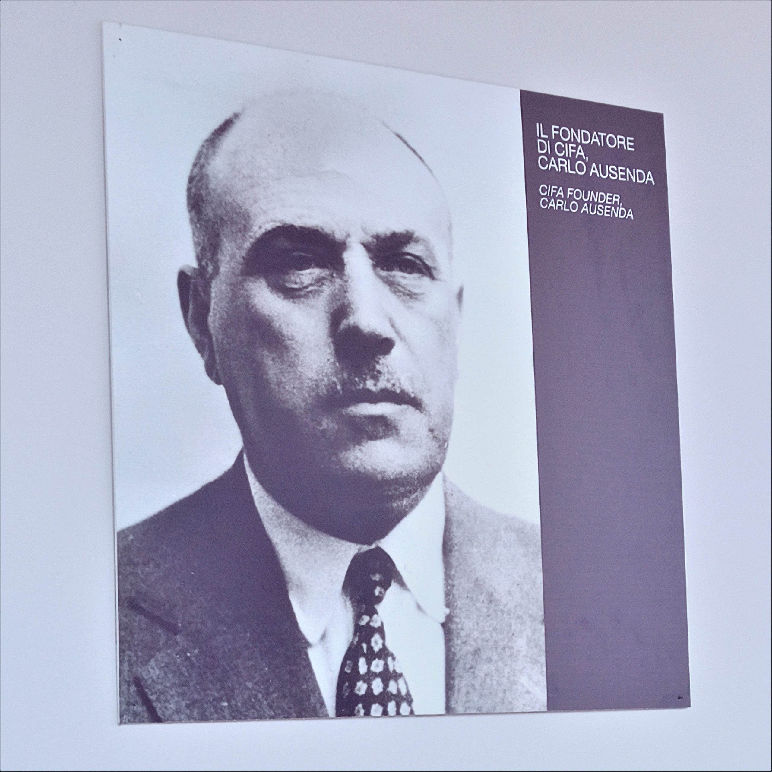 Carlo Ausenda fondò CIFA nel 1928