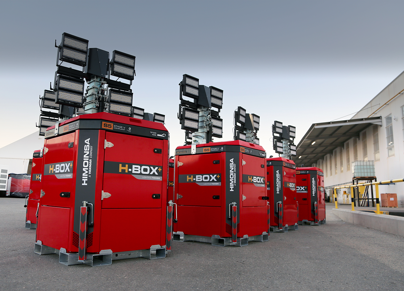 Himoinsa presenta a Bauma 2022 le nuove torri faro H-BOX