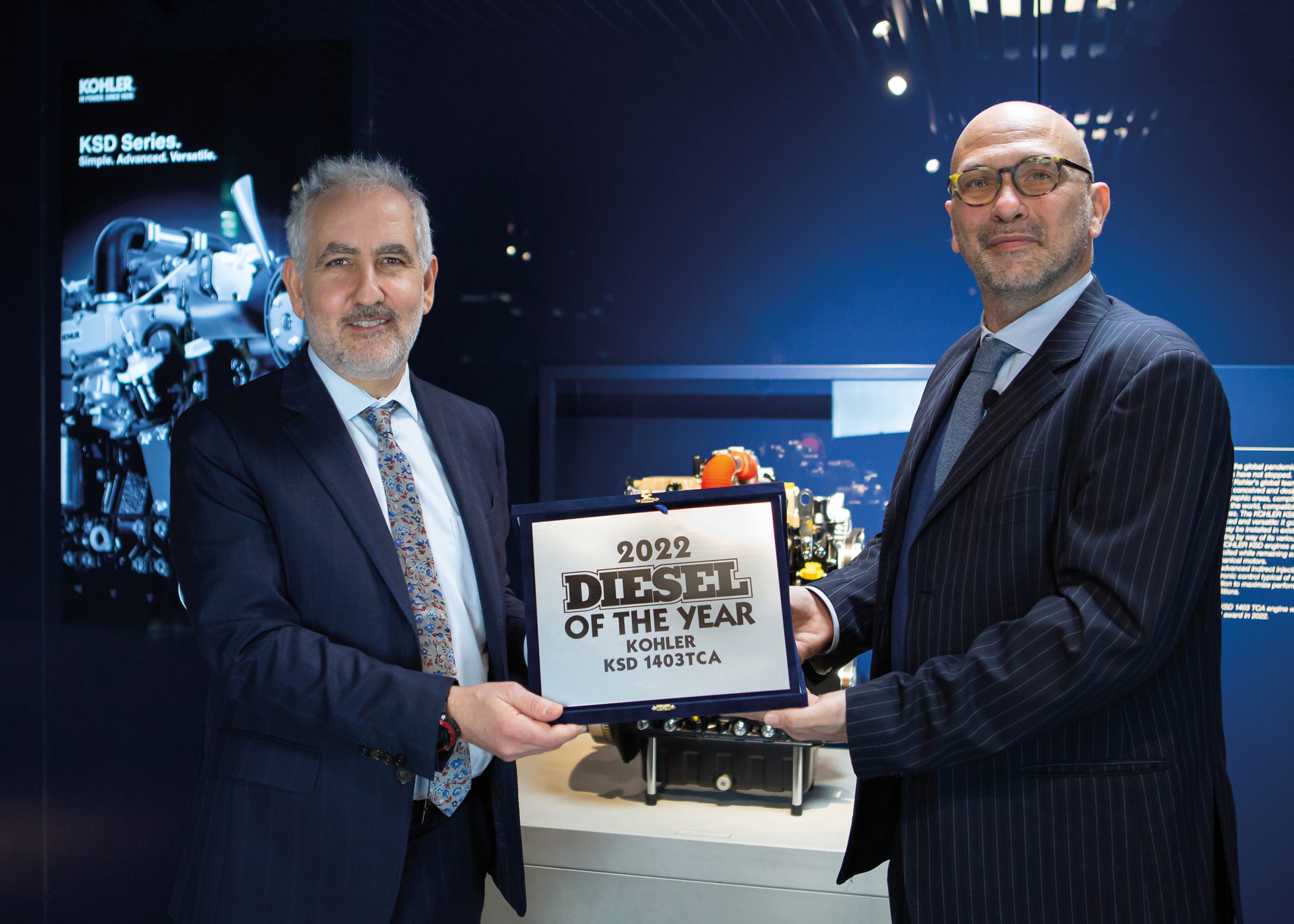 Kohler ha vinto il Diesel of the Year con il suo KSD