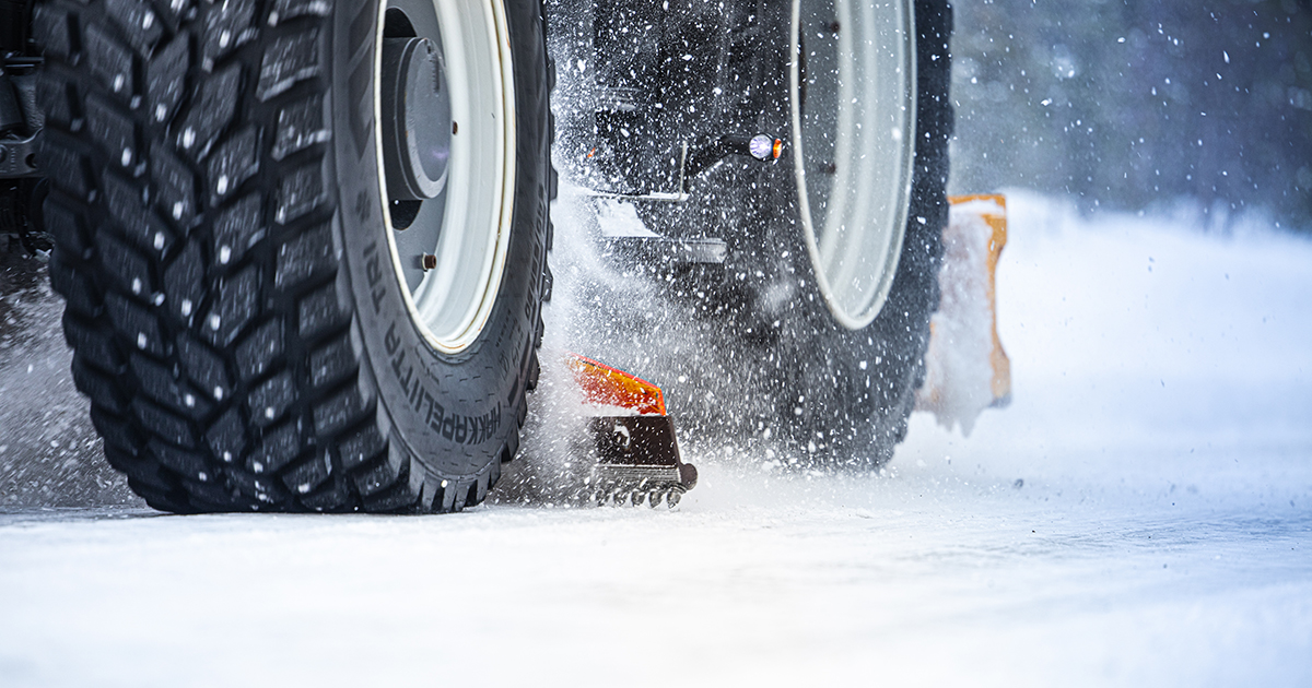 Lo sgombero neve su ghiaccio richiede attrezzature specifiche