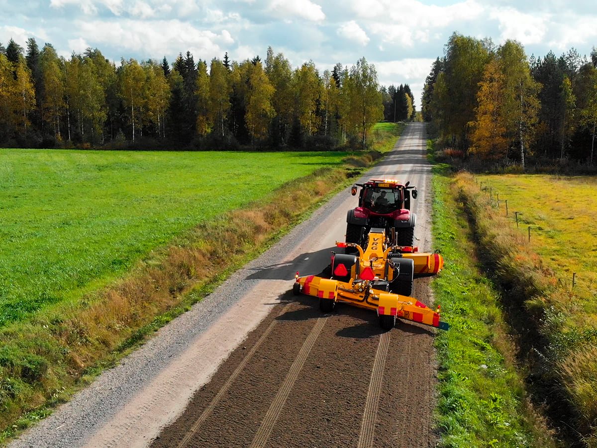 L'impiego di grader trainati rientra pienamente nelle applicazioni Unlimited