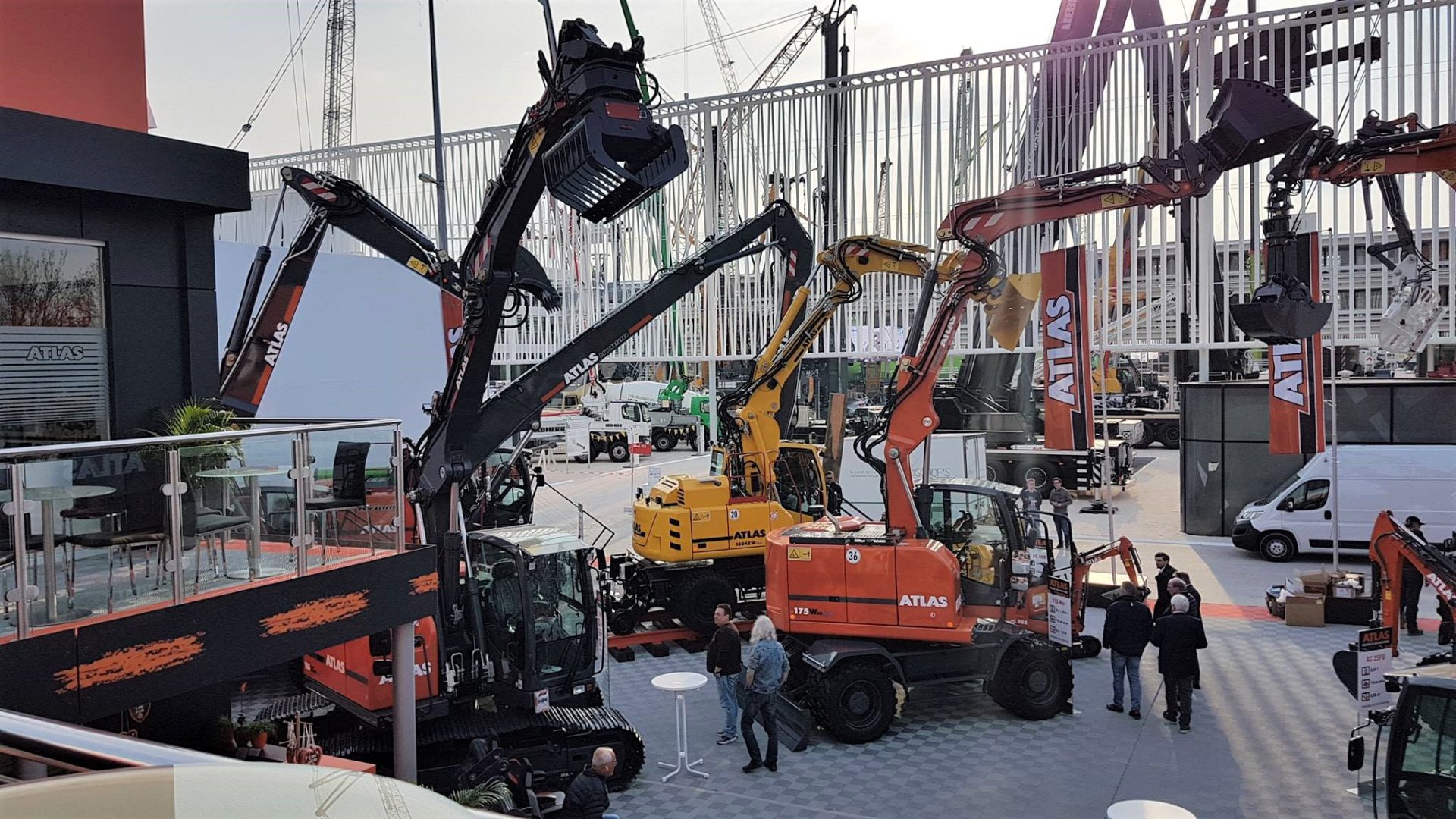 Lo stand di Atlas al Bauma è sempre stato un punto di riferimento