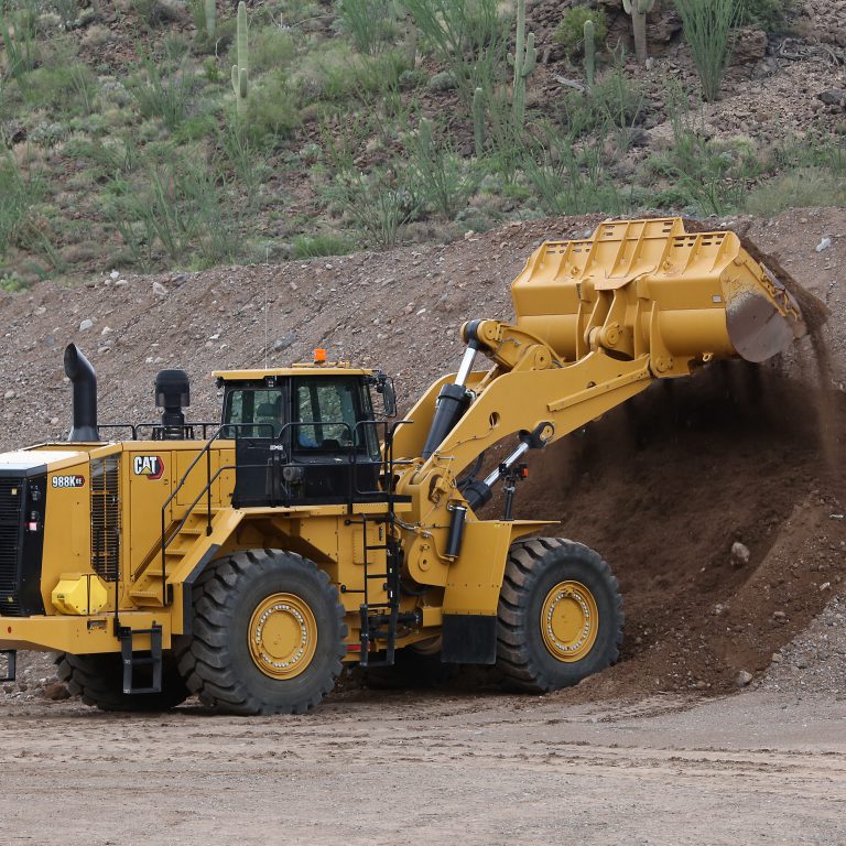 Caterpillar ha ottimizzato la 988K XE con soluzioni specifiche