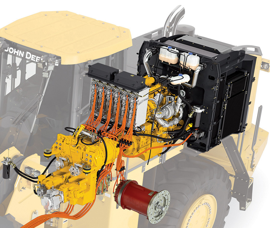 Lo schema della John Deere 944K è specifico per questa macchina