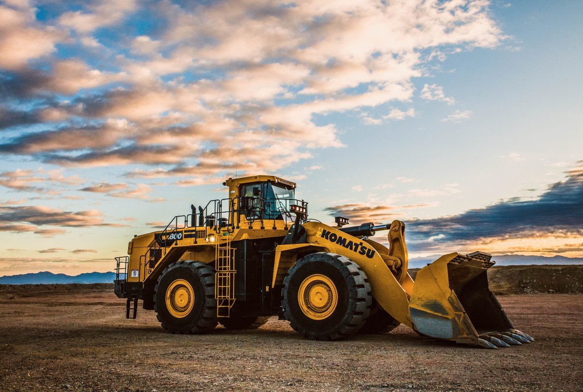 Komatsu punta moltissimo sulle pale gommate ad alta produttività come la WA800-8