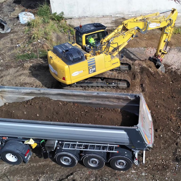 Tecno Alke ha scelto Komatsu da sempre grazie al concessionario Pancotti