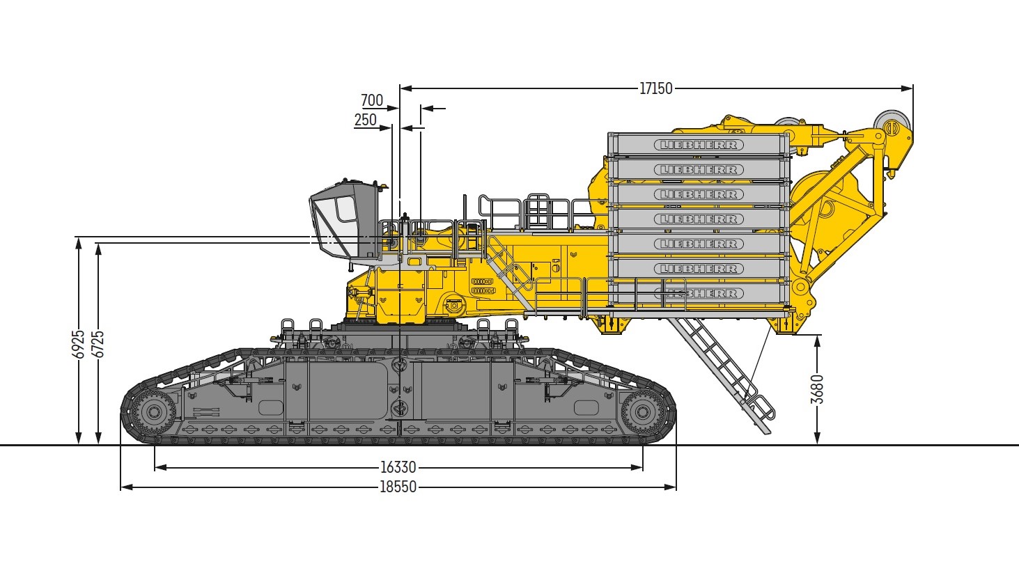 Liebherr ha introdotto nuovi concetti con la LR 12500-1.0