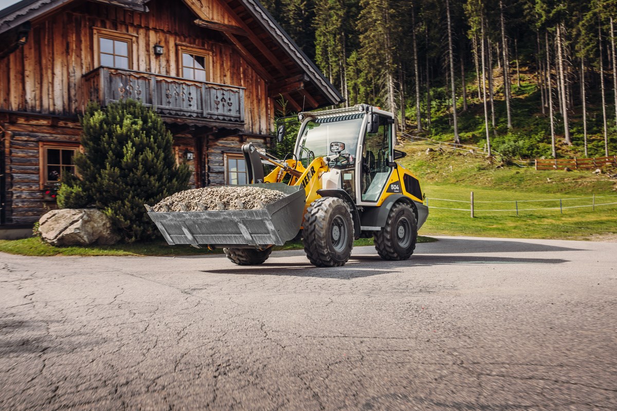 Le pale compatte di Liebherr si adattano agli impieghi municipali