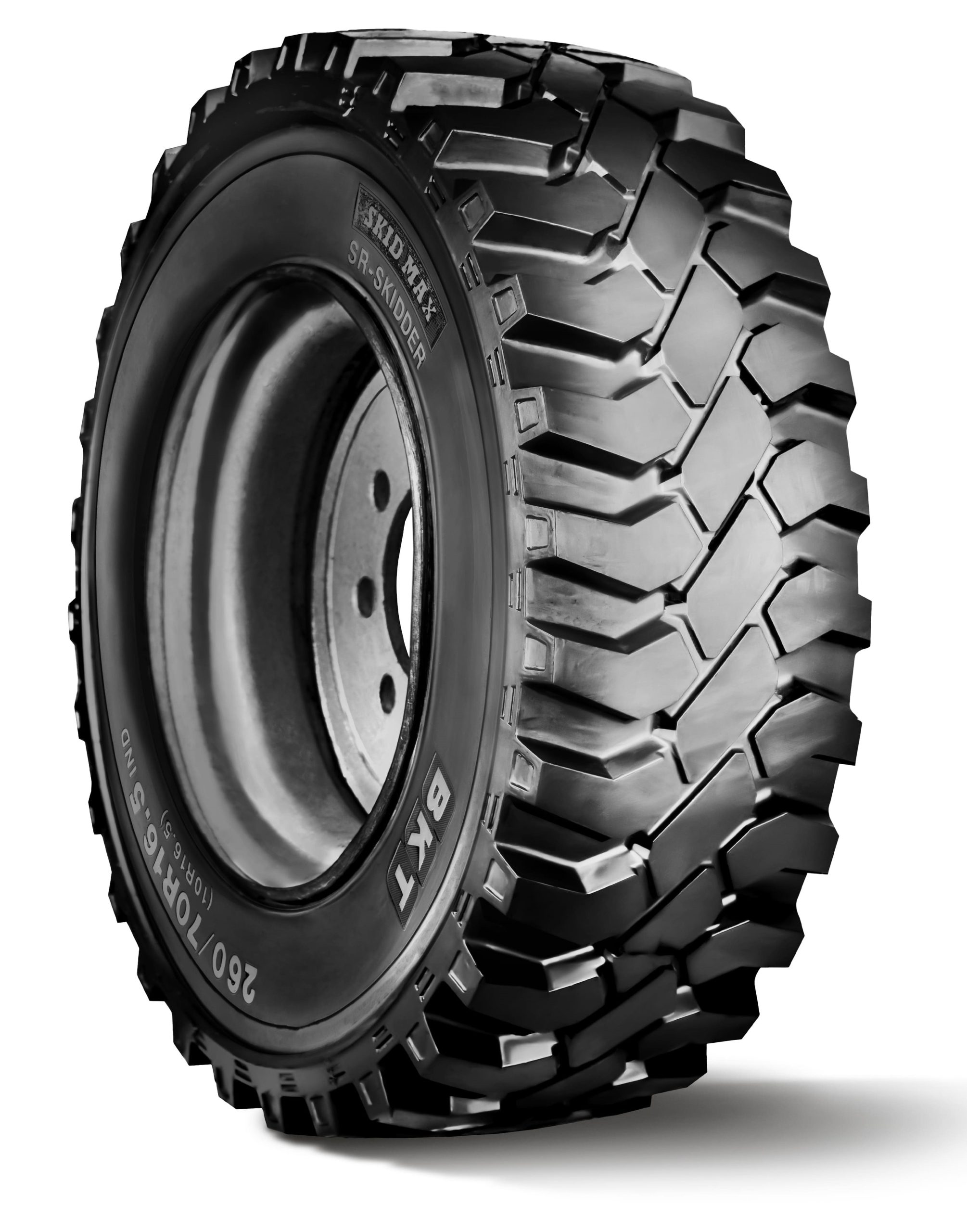 Gli pneumatici BKT SKID MAX SR-SKIDDER hanno una struttura All Steel con cinture in acciaio