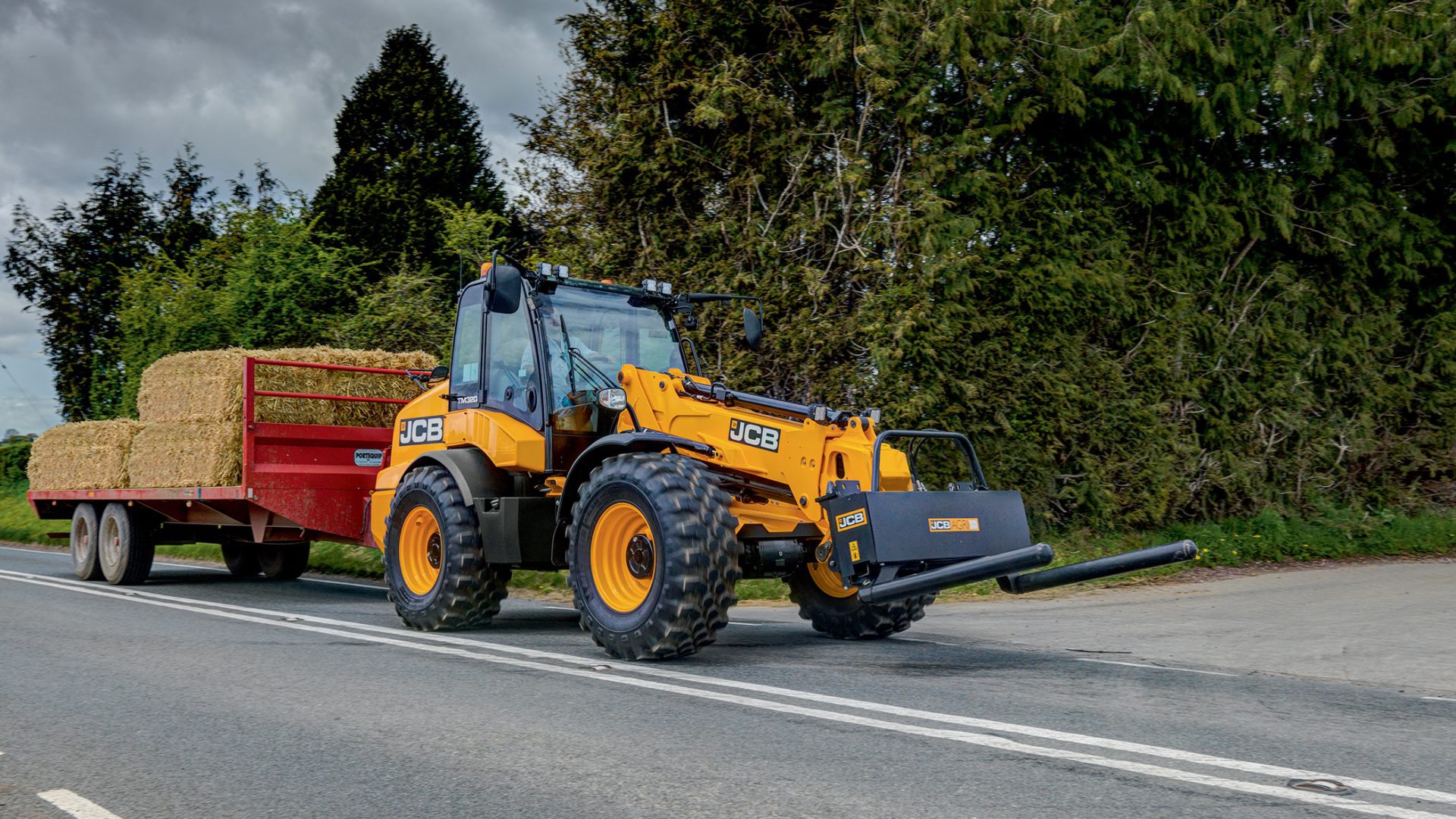 Il cambio a 8 rapporti della JCB 320TM permette di avere un'elevata efficienza operativa