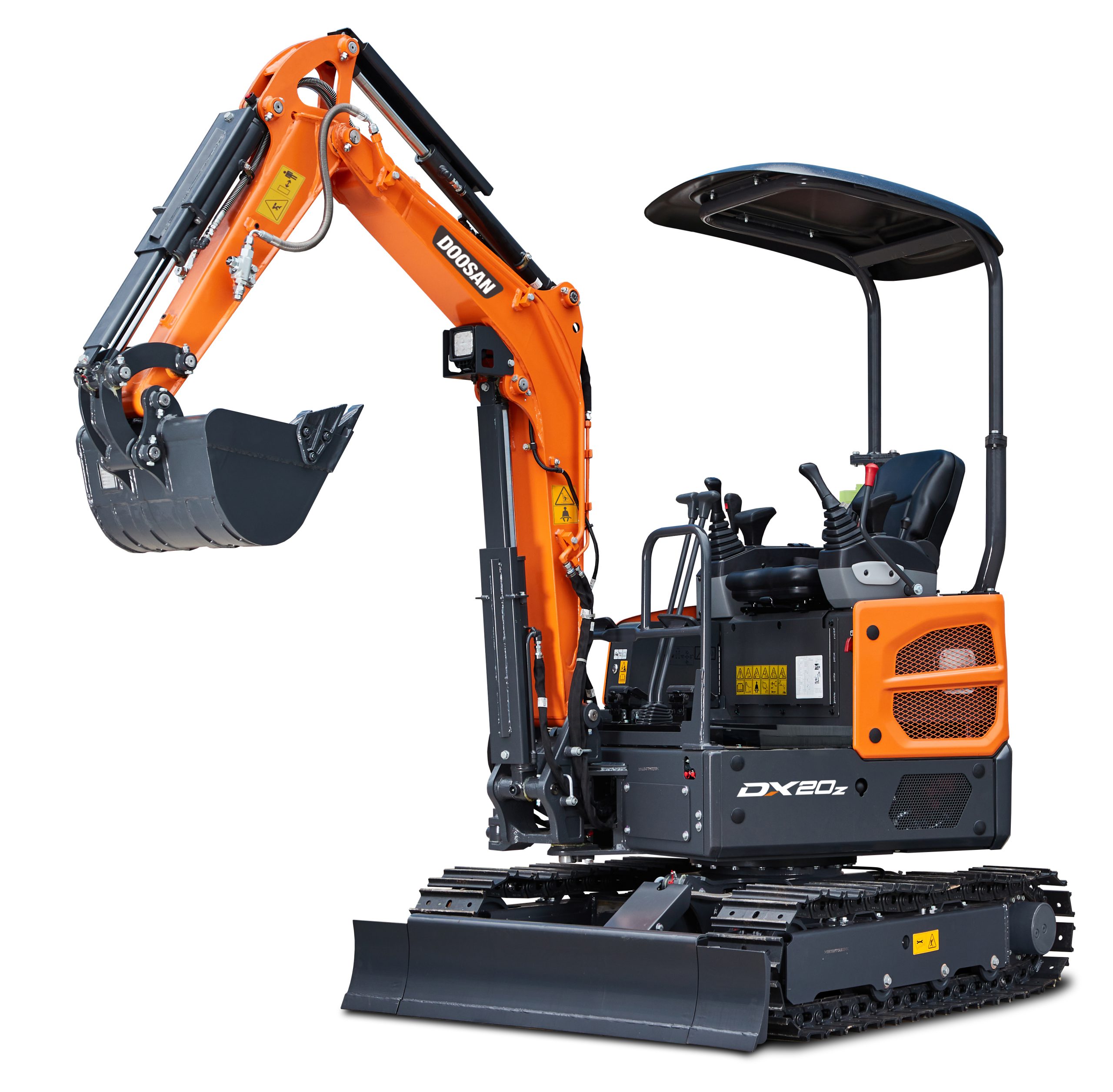 Il Doosan DX20Z-7 entra in una fascia di peso diffusa con prestazioni molto interessanti