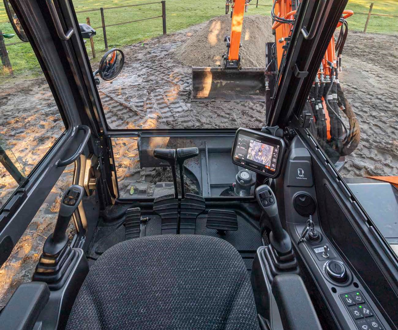 Doosan è un costruttore che cura da sempre l'ergonomia in modo mirato