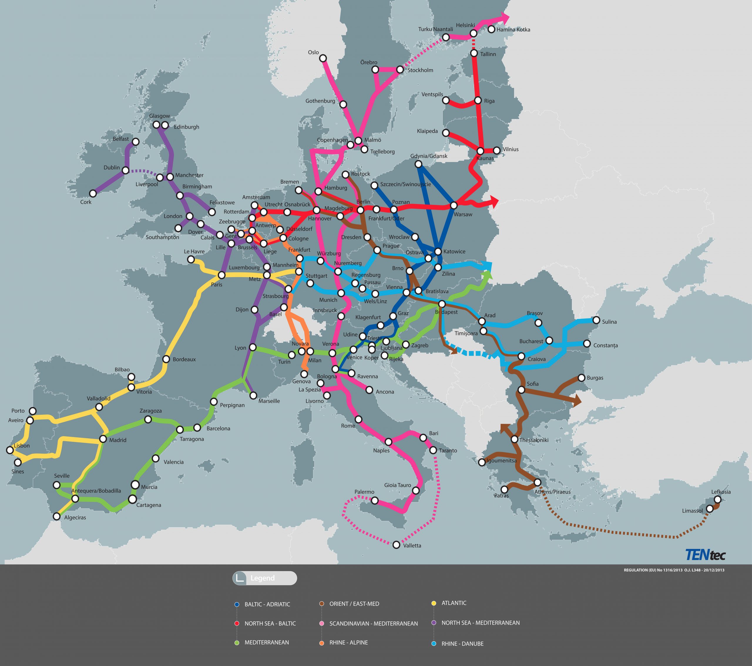 La tratta TAV Milano-Genova del Terzo Valico è un tassello fondamentale per la rete ferroviaria europea TEN-T