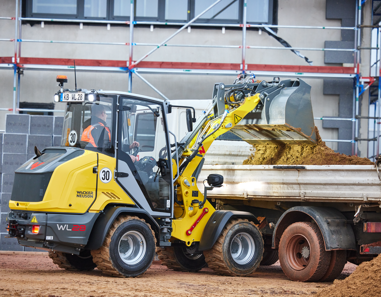 Wacker Neuson è presente sul mercato con una gamma completa di pale gommate