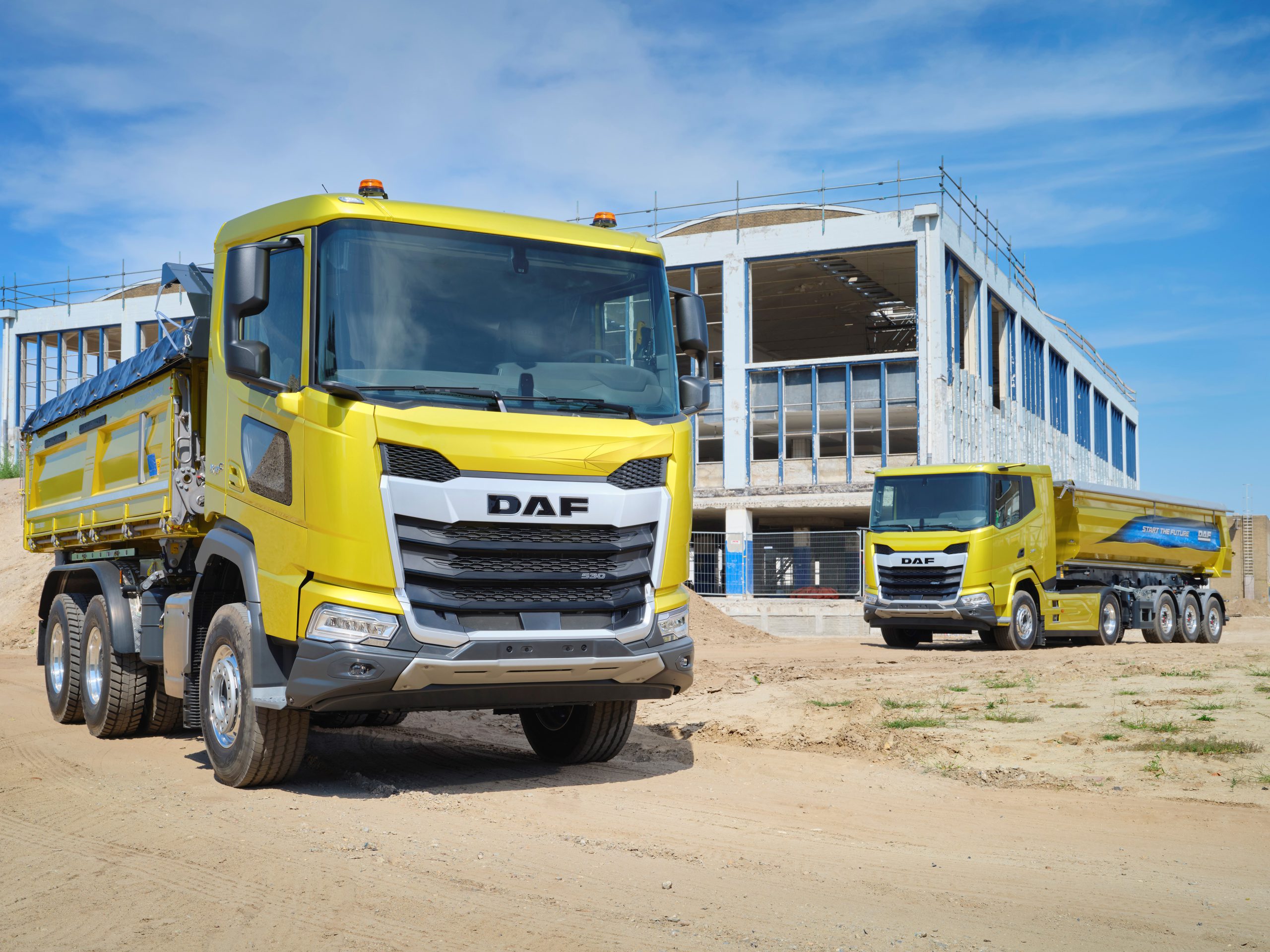 I nuovi cava-cantiere di DAF hanno livello di allestimento d tutti i tipi