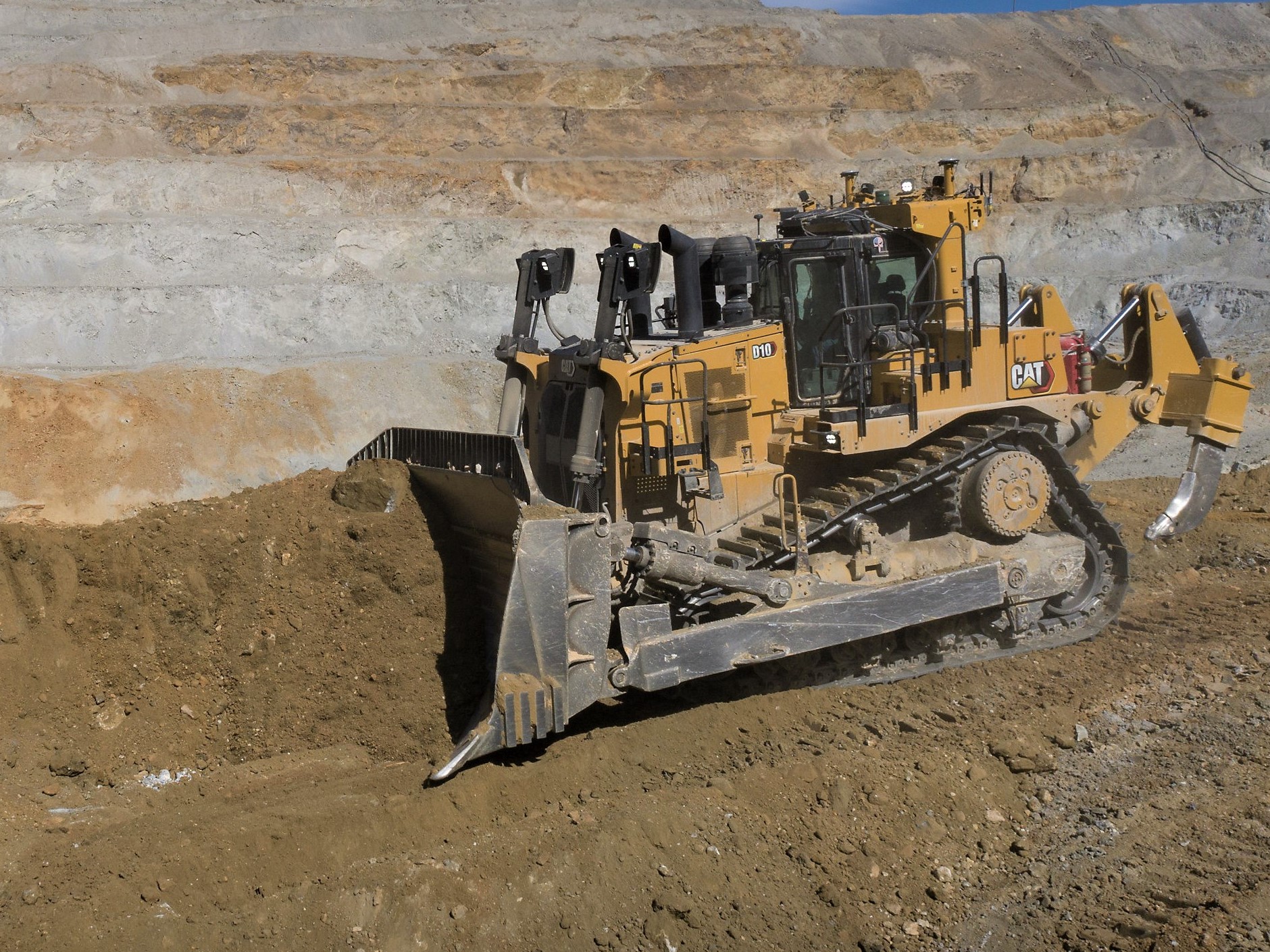 Caterpillar ha ulteriormente aumentato le dotazioni tecnologiche del nuovo D10