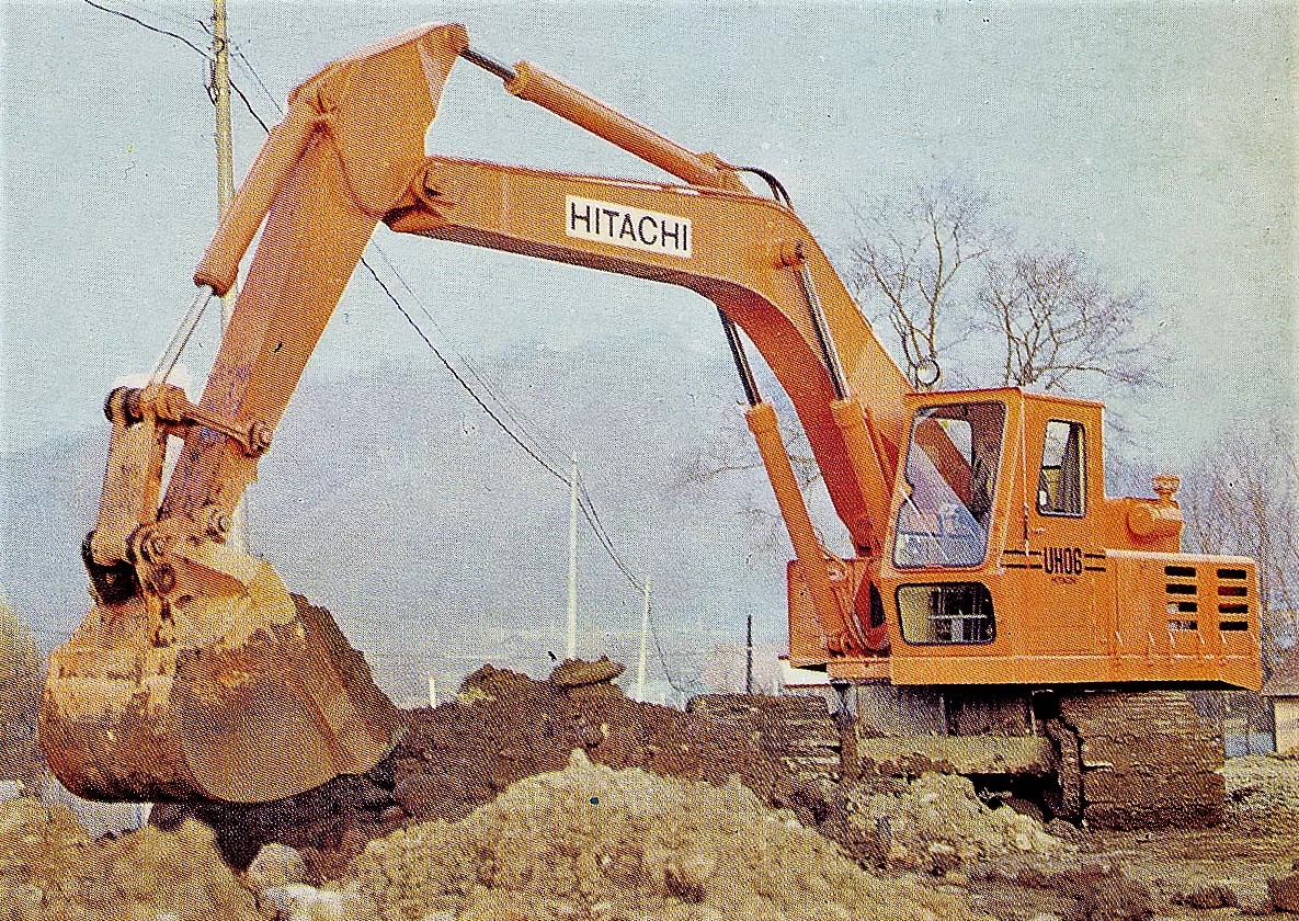 L'escavatore Hitachi UH06 fu un precursore dei tempi