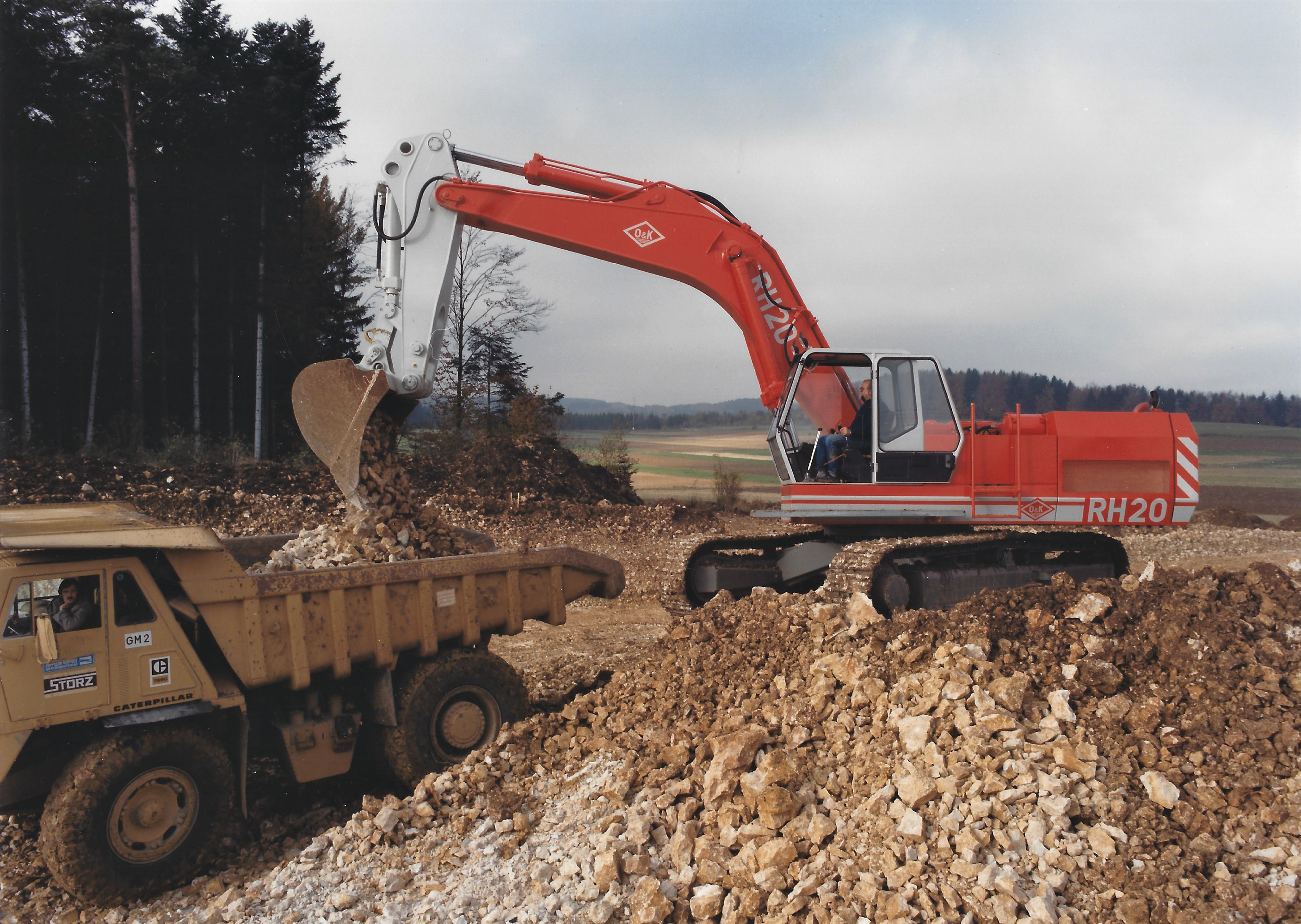 O&K era un costruttore che puntava ai grandi cantieri produttivi