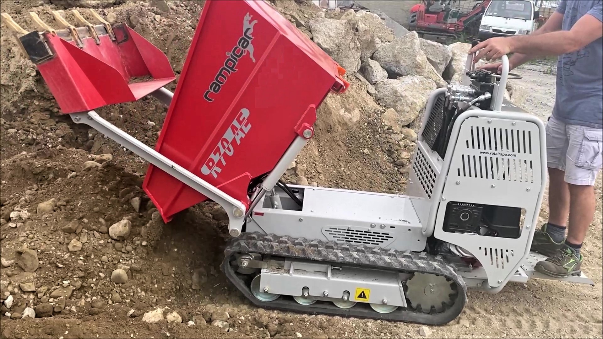 Rotair ha un'apprezzata gamma di dumper cingolati