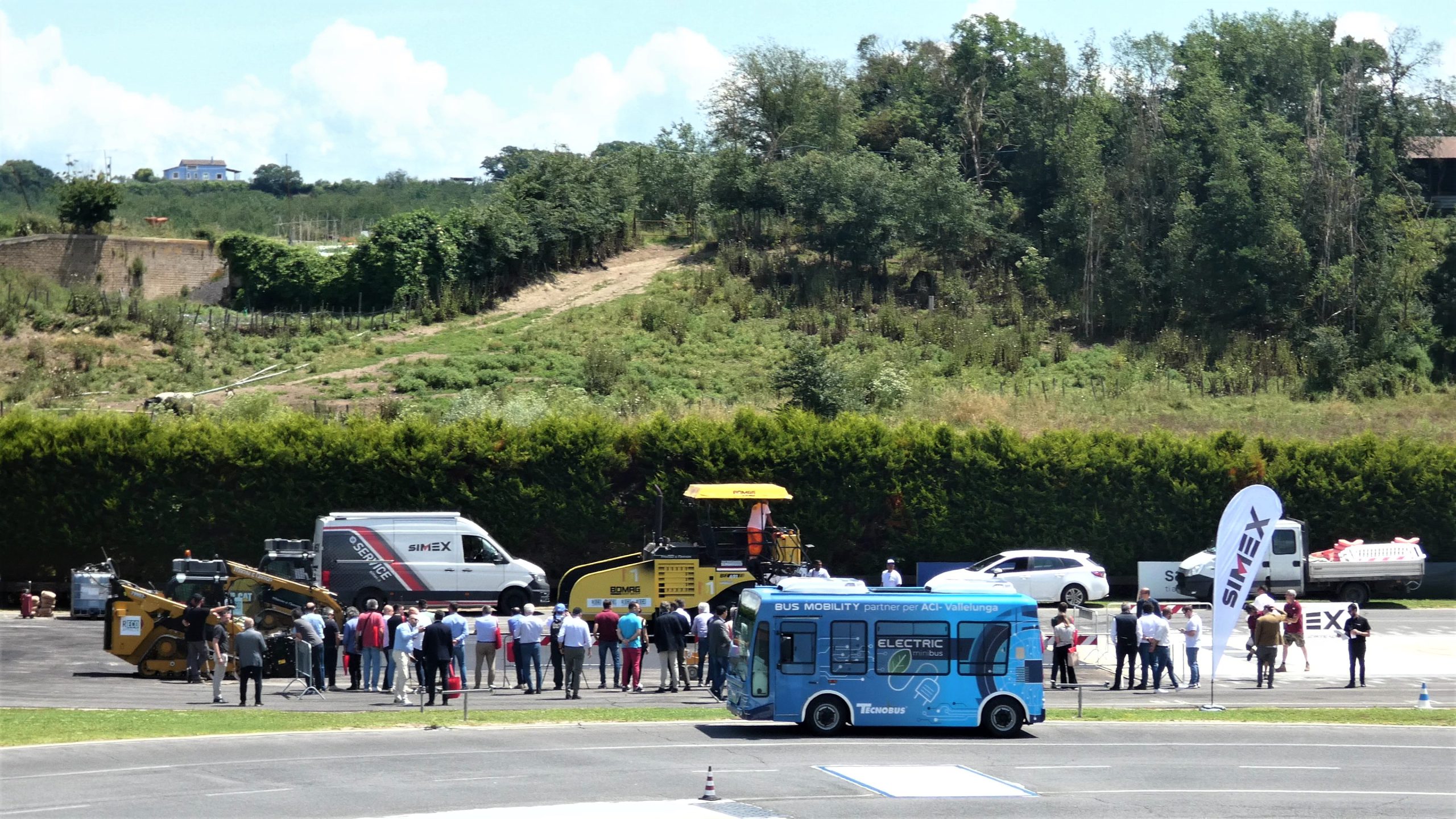 La demo di Simex è stata ospitata dal Centro di Guida Sicura ACI a Vallelunga