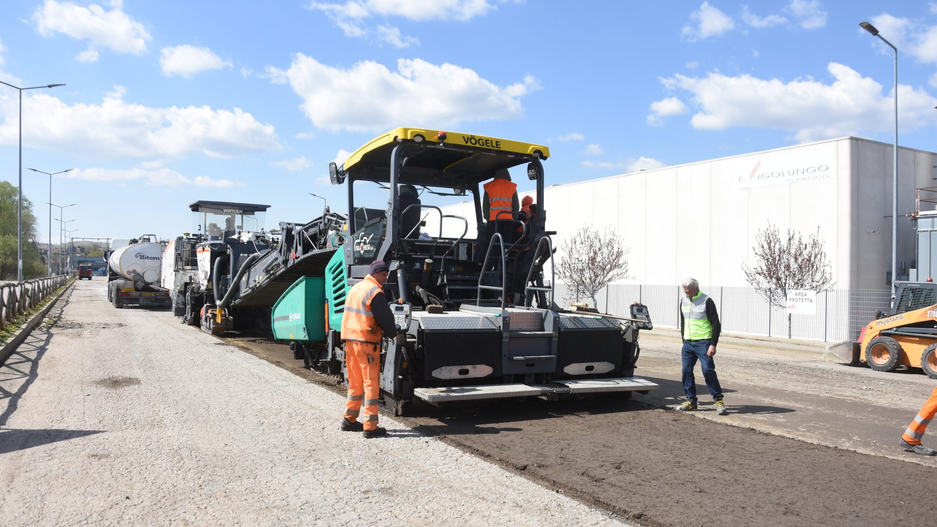 La W240CRi ha svolto il lavoro in meno di mezza giornata