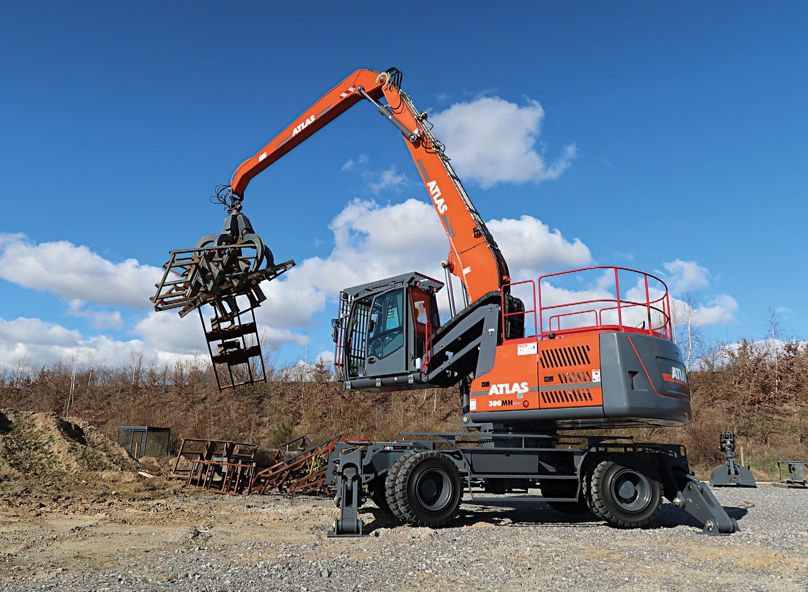 Atlas è presente con una macchina performante nella classe 30 ton