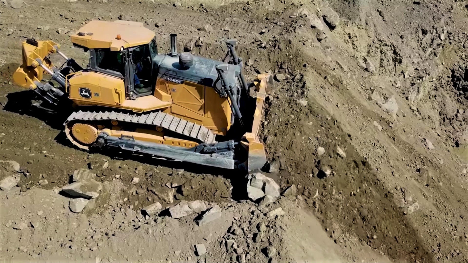 Il 1050K è un dozer per elevate produzioni