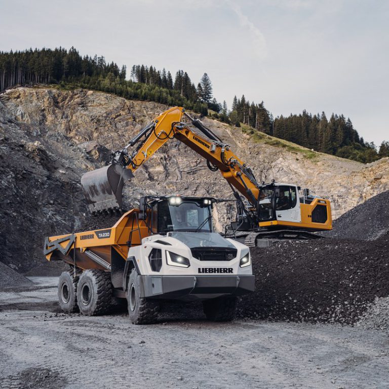 Liebherr ha pensato al TA 230 come una macchina trasversale per cave e cantieri