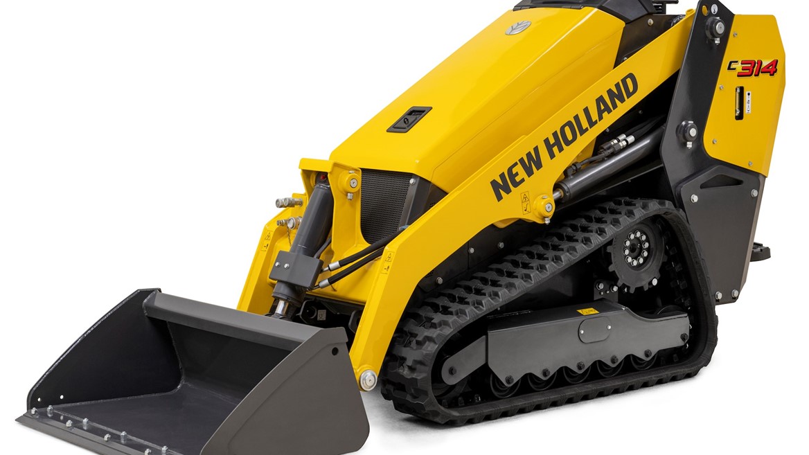 La C314 di New Holland ha una capacità nominale di 450 kg