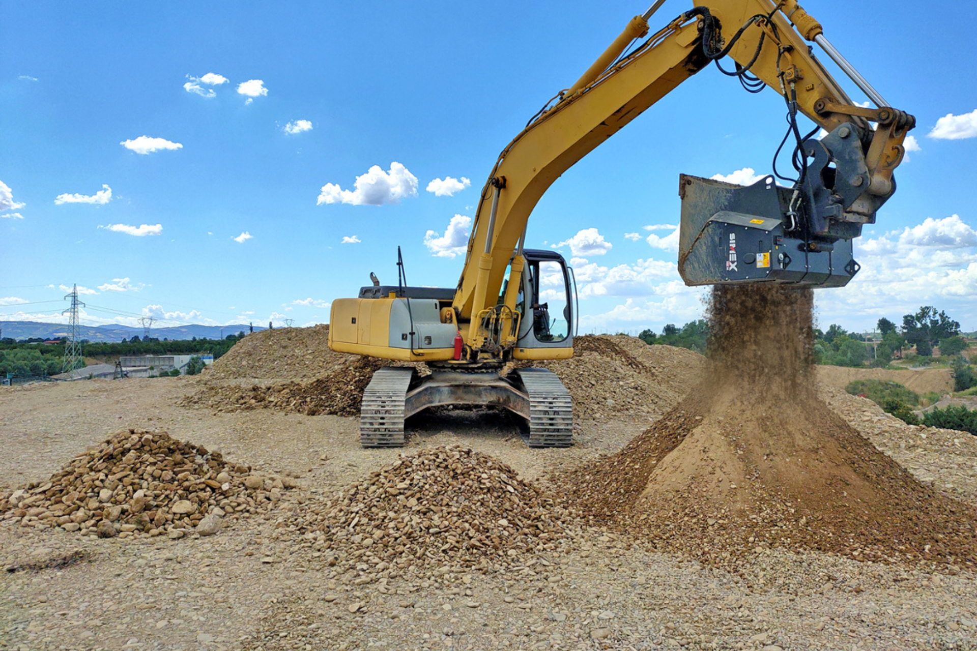 Le benne vaglianti VS sono adatte a cantieri di ogni tipo