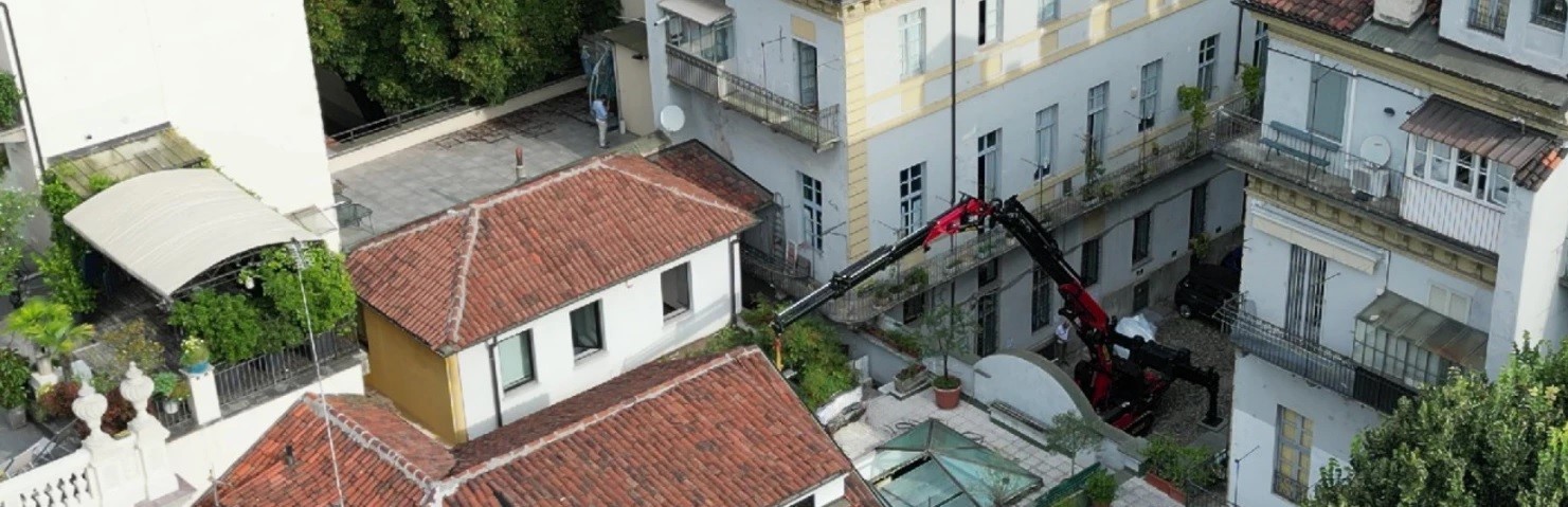 La PCC 57.002 ha operato in un cortile del centro di Torino