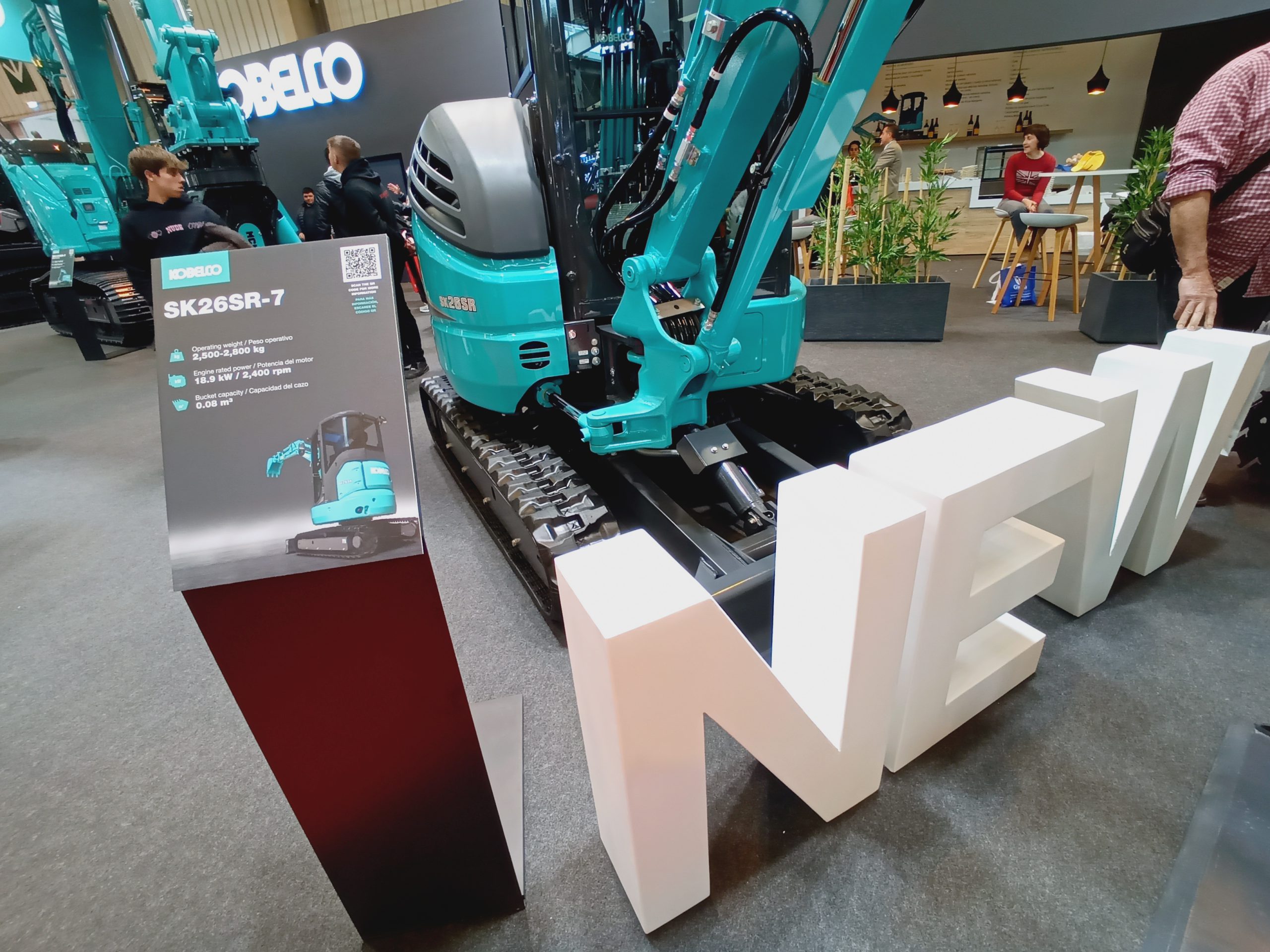 Kobelco ha presentato molte novità allo Smopyc