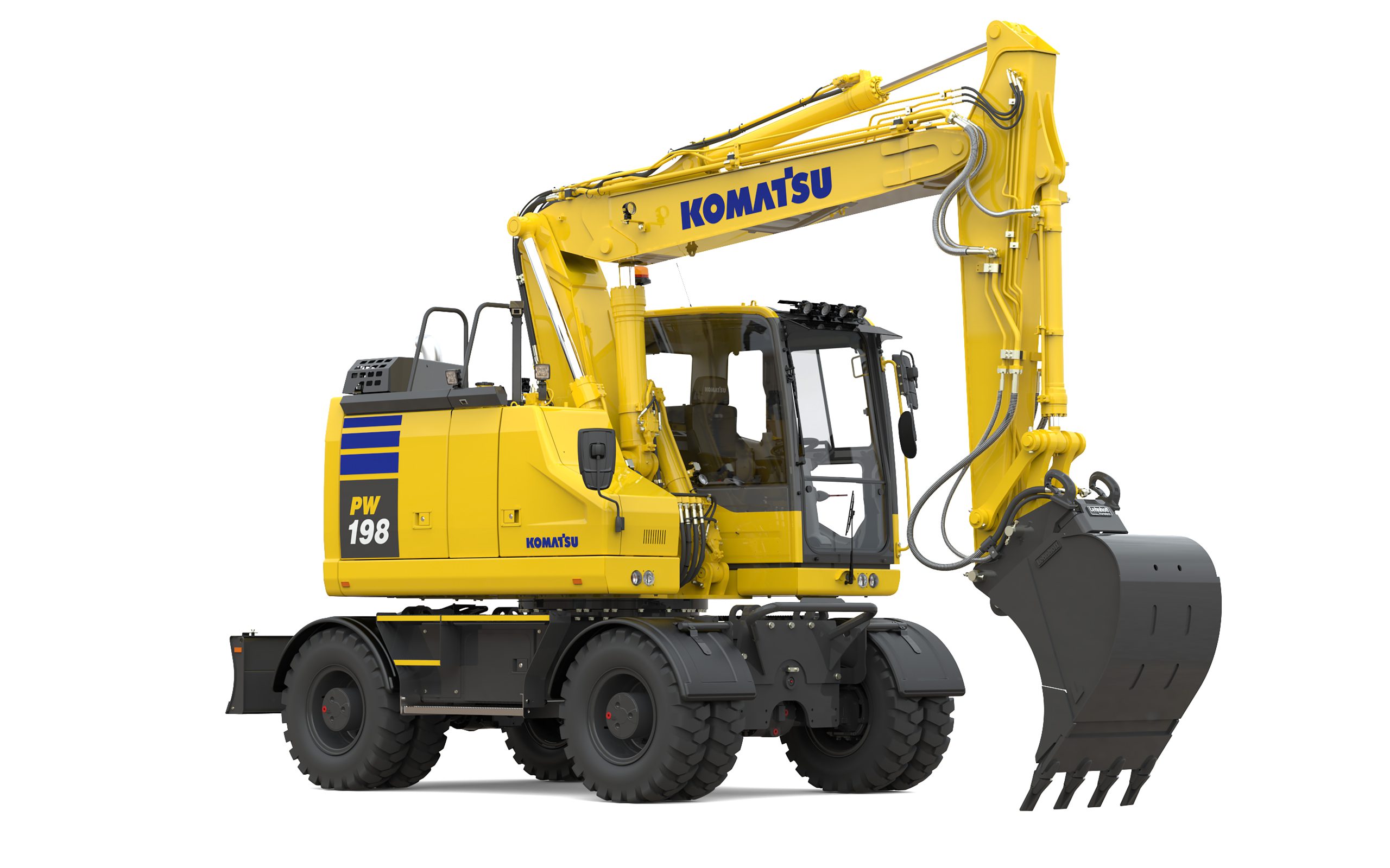 KOMATSU presidia la fascia delle 20 tonnellate di peso operativo con il nuovo PW198-11 a torretta compatta