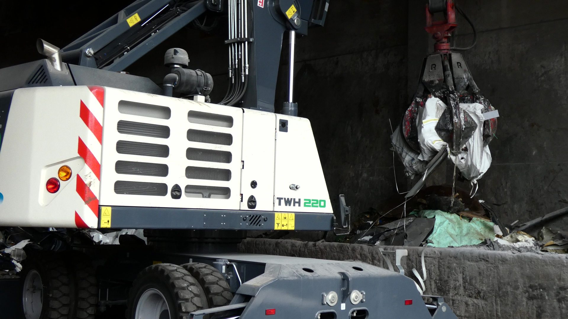 Il Terex Ecotec TWH 220 ha una elevata capacità di movimentazione