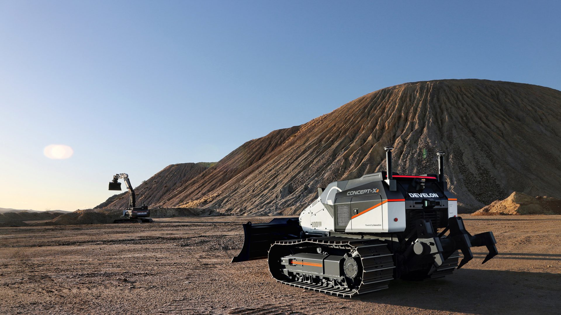 DEVELON si presenta con il suo dozer a guida autonoma DD100-CX