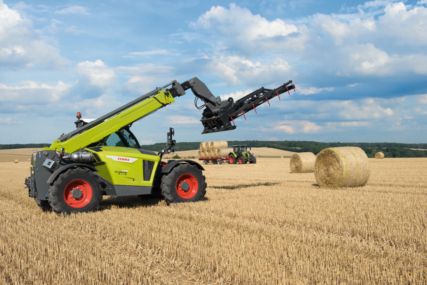 Claas commercializza i telescopici Liebherr con i propri colori